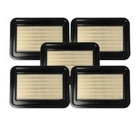vhbw 5x Flat-Fold Filter Replacement for Nilfisk 107413540 for Vacuum Cleaner - Pleated Filter Element