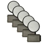 vhbw 5x HEPA filter, 5x pre-motor filter compatible with Tefal TW3786HA, TW3731HA, TW3724HA, TW3724RA, TW3731RA, TW3753EA, TW3711KA Vacuum Cleaner