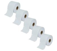 vhbw 5X Label Roll 62mm x 106mm (250 Label) Compatible with Dymo LabelWriter 450, 400 Turbo, 400 Twin Turbo Label Maker White