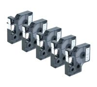 vhbw 5X Label Tape Replacement for Dymo 18443 for Label Printer 5.5m x 9 mm