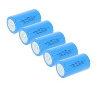 vhbw 5x Lithium ER34615 Round Cell Batteries - Primary Batteries (19000 mAh, 3.6 V, Li-SOCl2)