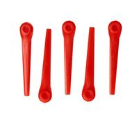 vhbw 5x Replacement Blade compatible with Gardena SmallCut 23/18V P4A 14702 | Cordless Strimmer - Cutter Blades, Orange, plastic