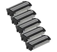 vhbw 5x Replacement Shaving Heads Compatible with Philips BodyGroom S7000 BG7xx Electric Shaver, Black Silver