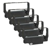 vhbw 5X Ribbon Cartridge Compatible with Bixolon SRP 275, SRP 270 Dot Matrix, Receipt Printer - Purple Ink Ribbon