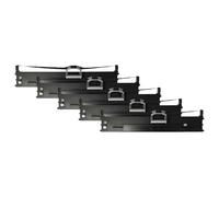 vhbw 5X Ribbon Cartridge Compatible with OKI Microline ML-6100, ML-6300 Dot Matrix, Receipt Printer - Black Ink Ribbon