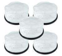 vhbw 5x round filter compatible with Numatic DBQ 500, DBQ 360-2, DBQ 500-2, George GVE370-2, George GVE370, DBQ 360, Harry, DBQ 250-2, Henry