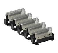 vhbw 5x Shaver Foil compatible with Braun Micron 808 Electric Shaver + Frame, Black/Silver