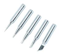vhbw 5X Soldering Tip Compatible with Quick Soldering Iron - 900M-T / 900M Replacement Soldering Tip Set, Copper, Iron