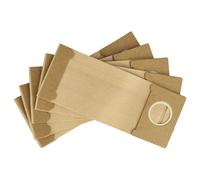 vhbw 5x Turbo Filter compatible with Metabo SR 356, SR 358, SR E 357, SR E 359 Electric Sander, Orbital Sander - paper-Dust Bag Set Brown