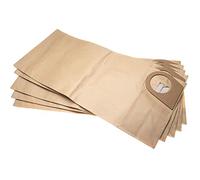 vhbw 5x Vacuum Cleaner Bag compatible with Bosch PAS 900, PAS 1000, PAS 1000 F Vacuum Cleaner, paper, 49.5 cm x 21.8 cm, Sand-Coloured