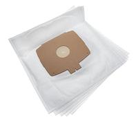vhbw 5x Vacuum Cleaner Bag compatible with Electrolux D735, D736, D700, D715, D720/P, D725, D728, D729, D730 Vacuum Cleaner, 30.35 cm x 30.3 cm, White