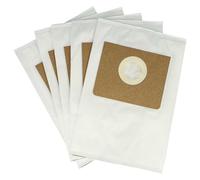 vhbw 5x Vacuum Cleaner Bag compatible with Kärcher NT 20/1 Ap Te, Ap Vacuum Cleaner, Microfleece, Typ M, 30 cm x 21 cm, White