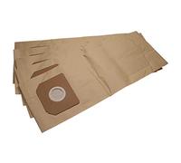 vhbw 5x Vacuum Cleaner Bag compatible with Kärcher NT 40/1 Tact (until YOM2016), NT 40/1 Tact TE (until YOM2016) Vacuum Cleaner, paper, Brown