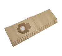 vhbw 5x Vacuum Cleaner Bag compatible with Kärcher NT 48/1, 82/1, 70/3, NT 72/2, 65/2 Vacuum Cleaner, paper, 84 cm x 20 cm, Brown