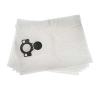 vhbw 5x Vacuum Cleaner Bag compatible with Nilfisk Aero 26-01 PC X, 26-21 PC, 26-2L PC Vacuum Cleaner - Microfleece, 32 cm x 23 cm White