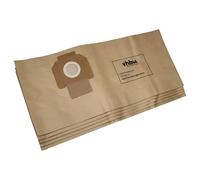 vhbw 5x Vacuum Cleaner Bag compatible with Nilfisk Alto Attix 360-2M, 8 Gallon, 8 Gallon AS/E Vacuum Cleaner - Paper, 66 cm x 27.8 cm, brown