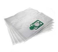 vhbw 5x Vacuum Cleaner Bag compatible with Numatic Charles CVC 370, George GVE 370-2, HZQ 370, MFQ 370, NPV 370-22, NRV 370 Vacuum Cleaner, 43 cm x 43 cm, White