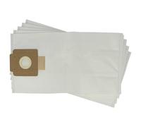 vhbw 5x Vacuum Cleaner Bag compatible with Sprintus Era Tec, Era Pro Comfort, Era Pro, Era Evo Vacuum Cleaner, Microfleece, 42 cm x 22.3 cm, White