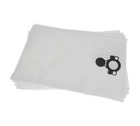 vhbw 5x Vacuum Cleaner Bag compatible with Stihl SE 133 ME Vacuum Cleaner, Microfleece, 52.5 cm x 39 cm, White