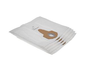 vhbw 5x Vacuum Cleaner Bag compatible with Thomas Power Boy 1218 Plus, Power Boy 1518 Plus, Powerclean, Power Clean Vacuum Cleaner -microfleece, White