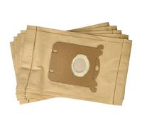vhbw 5x Vacuum Cleaner Bag Replacement for AEG 900195189/7, GR 200, GR 201 for Vacuum Cleaner, 16.5 cm x 26 cm, Sand-Coloured