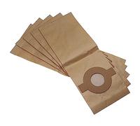 vhbw 5x Vacuum Cleaner Bag Replacement for Kärcher 6.904-128.0, 4002667013399, 6.904-128.1 for Vacuum Cleaner, paper, 44 cm x 16 cm, Brown