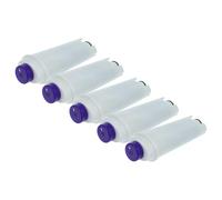 vhbw 5X Water Filter Compatible with DeLonghi Rivelia, Primadonna Soul Coffee Machine, Espresso Machine - White