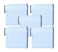 vhbw 5X Water Filter Compatible with Philips Series 5000 EP5335/10, EP5334/10 Coffee Machine, Espresso Machine - Light Blue
