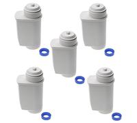 vhbw 5X Water Filter Compatible with Siemens TE515209RW, TE515201RW, TE603201RW Coffee Machine, Espresso Machine - White