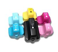 vhbw 6-Pack Ink Cartridge compatible with HP Photosmart D7160, D7163 - Set cyan, magenta, yellow, black, light magenta, light cyan (Compatible)