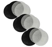 vhbw 6X Activated Carbon Filter, 6X Grease Filter Replacement for Moulinex AD-5 for Deep Fryer - 12 Part Filter Set
