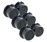 vhbw 6X Air Filter Replacement for Liebherr 7433243, 7440999, 744099900, 9192811 for Fridge - Activated Carbon