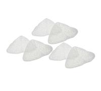 vhbw 6X Cleaning Pad Compatible with Vileda Steam Hot Spray Steamer, Steam Mop - Microfibre White