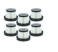 vhbw 6x Filter compatible with BuTure JR700, JR400 Handheld Vacuum Cleaner - Dust Filter