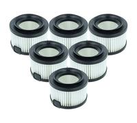 vhbw 6x Pre Filter compatible with Levoit Vortex IQ 40-RF, LSV-VF401P-AEU, IQ 40, IQ 40 Flex Vacuum Cleaner - Vacuum Cleaner Filter