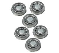 vhbw 6X Replacement Shaver Heads Compatible with Philips S9911, S9988, S9xxxx Electric Shaver Replaces SH90 Silver