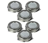 vhbw 6x Replacement Shaving Heads Compatible with Philips HQ7340, HQ7360, HQ7330, HQ7390, HQ7350, HQ7740, HQ7363, HQ7380 Electric Shaver