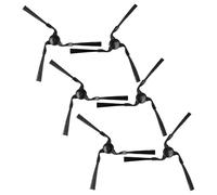 vhbw 6x Side Brush compatible with Miele Scout RX1 Robot Vacuum Cleaner - Brush Set, Left/Right, black