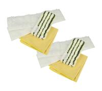 vhbw 8-Part Microfibre Cloth Set Compatible with Kärcher SC 2.500 C, SC 2, SC 1 Floor Kit, SC 1 Premium Floor Kit Steam Cleaner