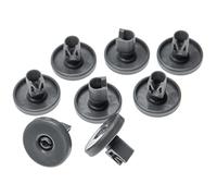 vhbw 8X Basket Roller for Dishwasher Lower Basket Tray Compatible with Electrolux GA553IF, GA552F101, GA55GL201, GA554IF Dishwasher - Diameter 40 mm