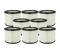 vhbw 8x Filter Element compatible with JMP Inox 35 Wet/Dry Vacuum Cleaner
