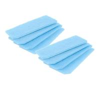 vhbw 8x Replacement Filter compatible with Miele Scout RX-1 Vacuum Cleaner - Exhaust Filter Blue White