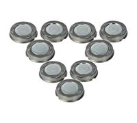 vhbw 9X Replacement Shaver Heads Compatible with Philips HQ803, HQ804, HQ801, HQ802 Electric Shaver Silver