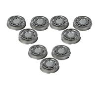 vhbw 9X Replacement Shaver Heads Compatible with Philips S7510, S7520, S7530, S7550, S7000, S7310, S7320, S7370 Electric Shaver Silver