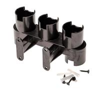vhbw Accessory Holder compatible with Dyson V12 Detect Slim Absolute Vacuum Cleaner Accessories - Wall Mount Organiser Grey