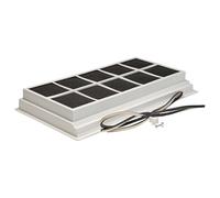 vhbw Activated Carbon Filter compatible with Neff Z5110X000, Z5110X0, LX4GE00, LX4EE00, Z5110X002, Z5110X001 Extractor Hood - 49.5 x 29.5 x 6.2 cm