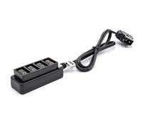vhbw Adapter Cable Hub D-Tap (male) to 4x D-Tap (female) for Cameras - 60 cm, Black