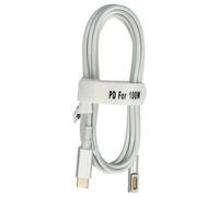 vhbw Adapter Cable USB Type C - MagSafe 1 compatible with Apple MA701CH/A, MA700LL/A Notebook, Laptop - 175 cm, 100 W, PVC