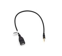 vhbw Adapter OTG compatible with Citroen Black USB port