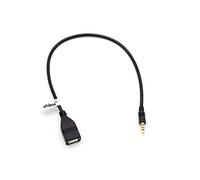 vhbw Adapter OTG compatible with Lancia Black USB port